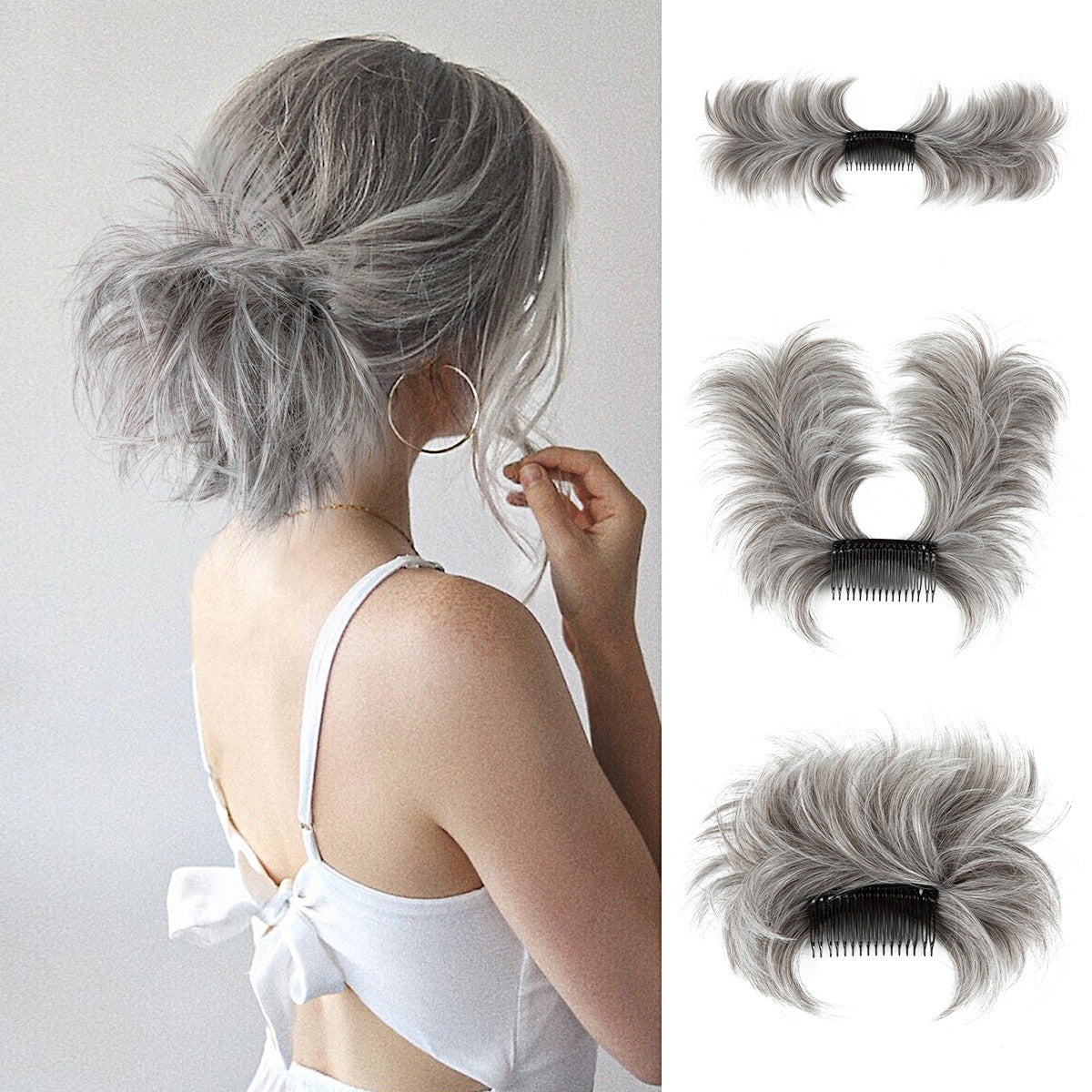 Wig Set Women's Adjustable Grip in 10H24B