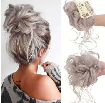 Ponytail Wig Female Short Hair Grip High Natural & Fluffy Simulation in 6A