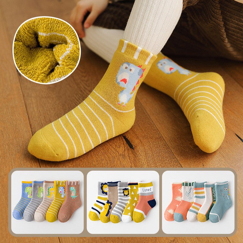 Fashion Thick Terry Socks Cartoon Casual Baby in ML20403