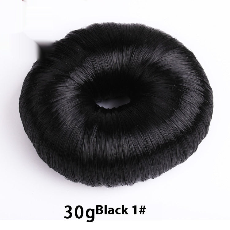 Fashion Donut Wig Updo Hair Accessories in 1 Black 45g