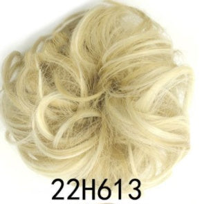 New Trendy Design Women Wavy Curly Messy Hair Bun Synthetic in J2colors