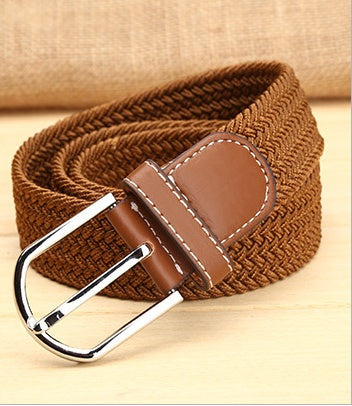 Elastic Woven Men's Belt in 7 Style