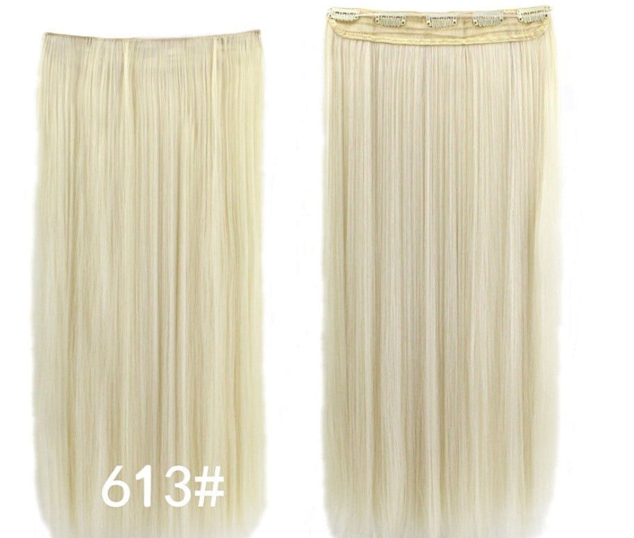 Fashion Straight Wig in beige white