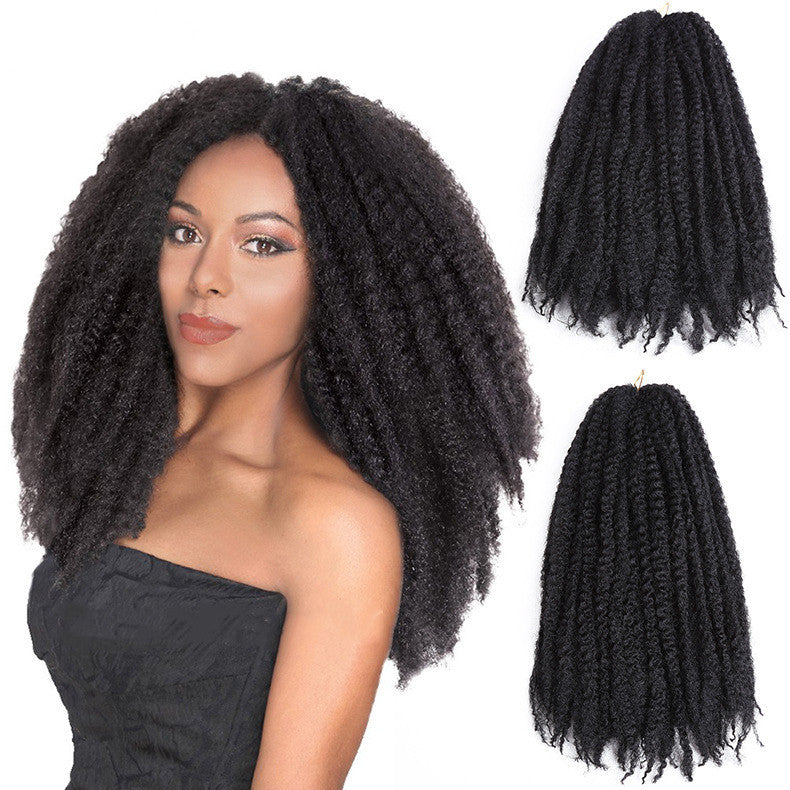 High Temperature Silk Medium Long Curly Hair in 350style
