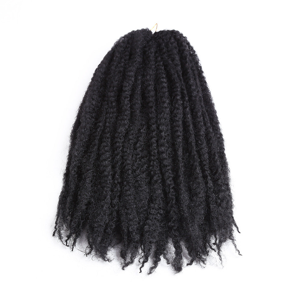 High Temperature Silk Medium Long Curly Hair in T1B 27