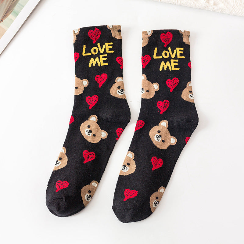College Socks Sweet Medium in Kitty