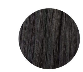 Medium Length Curly Hair Large Wave Head Cover in Black