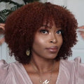 Wigs Short Curly Hair for Women in Reddish brown