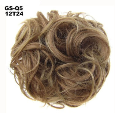New Trendy Design Women Wavy Curly Messy Hair Bun Synthetic in 14Color