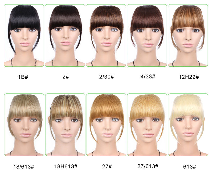 Wig Female Seamless Air Bangs in B