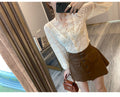 Blouses Women Classy Temperament Elegant Korean Fashion Clothing in White