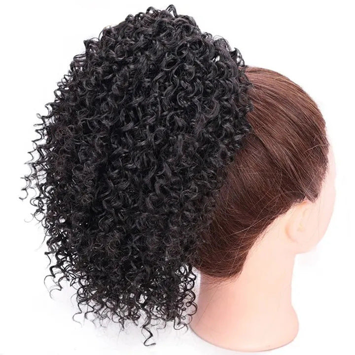 Wigs for Ladies with Small Curly Hair in Brown and black