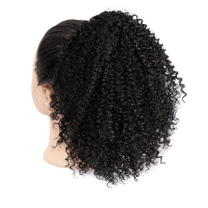 Wigs for Ladies with Small Curly Hair in Natural black