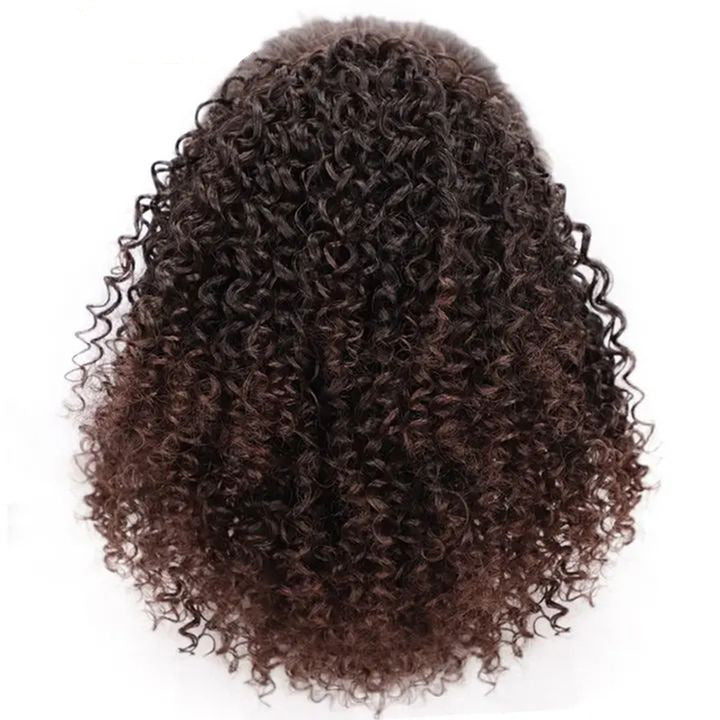 Wigs for Ladies with Small Curly Hair in Mixed gold