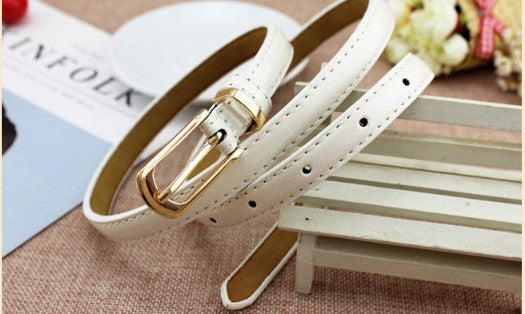 Ms. Special Offer Micro Belts Candy Pin Buckle All-match Multicolor Optional Korean Dress Pants Female