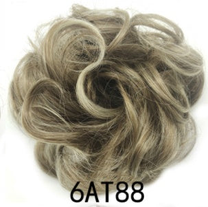 New Trendy Design Women Wavy Curly Messy Hair Bun Synthetic in 22 number