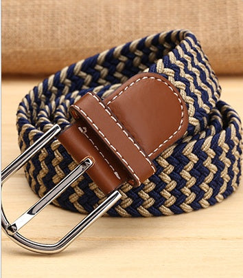 Elastic Woven Men's Belt in 5 Style