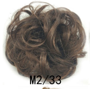 New Trendy Design Women Wavy Curly Messy Hair Bun Synthetic in 27BT613