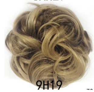 New Trendy Design Women Wavy Curly Messy Hair Bun Synthetic in 18H613