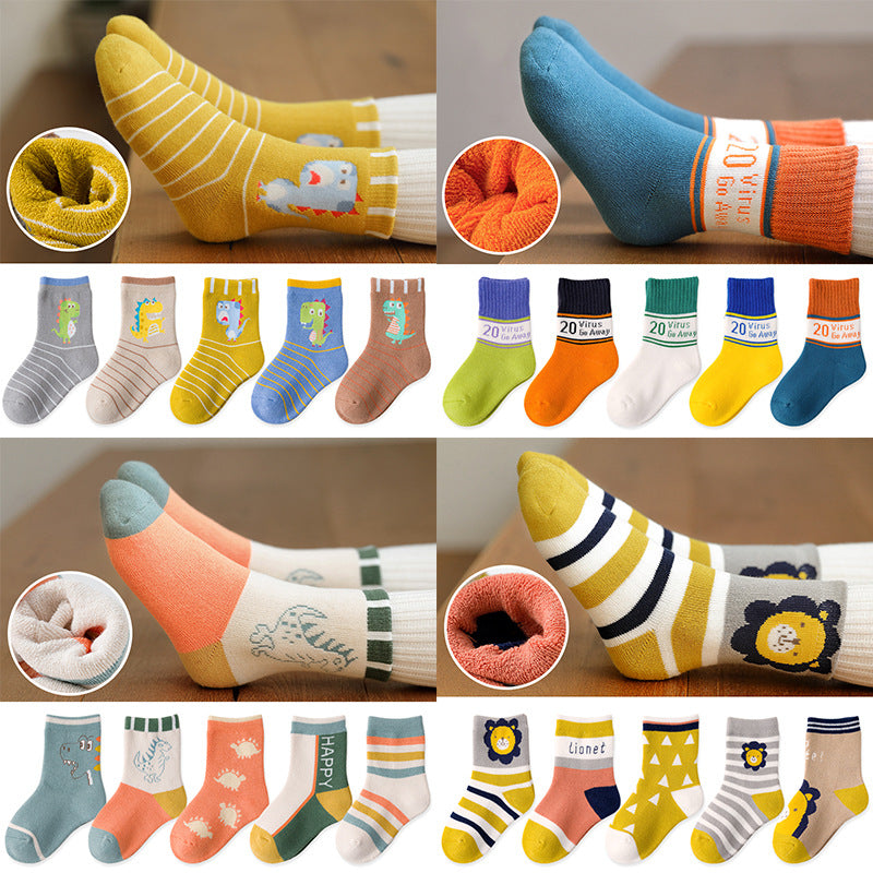 Fashion Thick Terry Socks Cartoon Casual Baby in ML20401