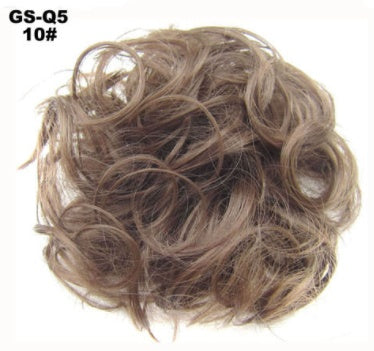 New Trendy Design Women Wavy Curly Messy Hair Bun Synthetic in 6 number