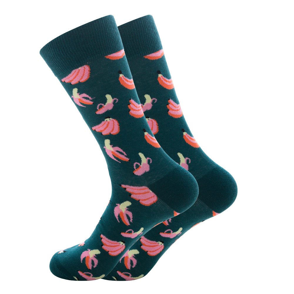 Men's Socks in YellowYellow cherry