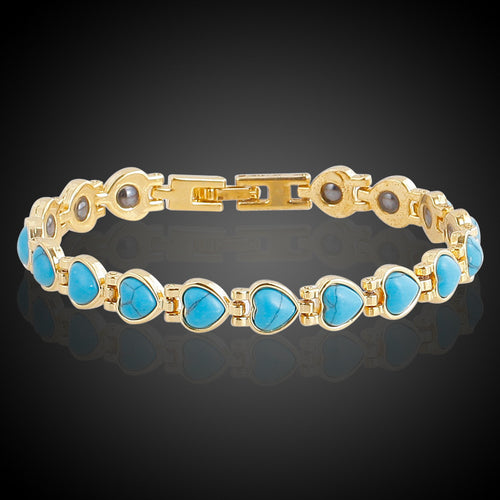 Cat's Eye Magnetic Bracelet for Men and Women in Light blue