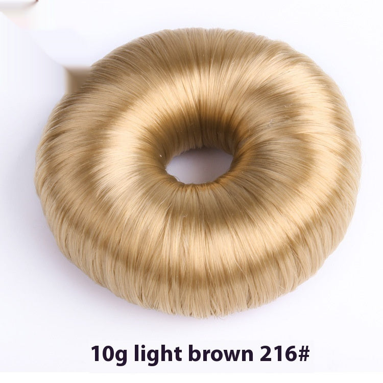 Fashion Donut Wig Updo Hair Accessories in 216 Light Brown 15g