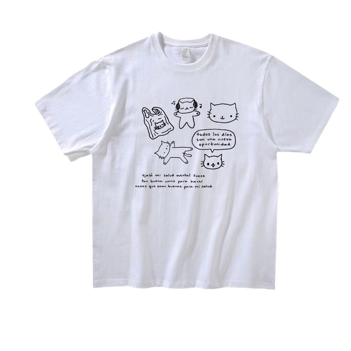 Summer Clothing Short Sleeve T-shirt Women in White