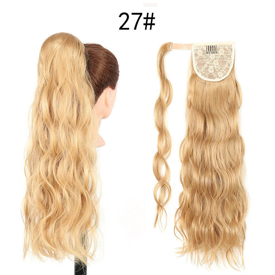 Invisible Velcro Big Wave Ponytail Curly Hair