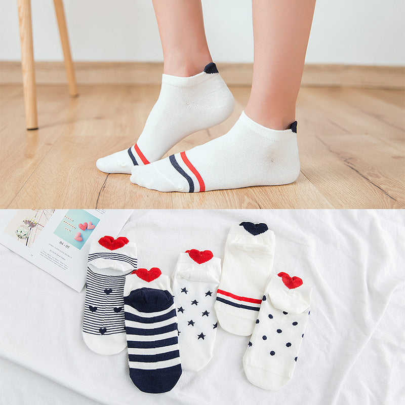 Cotton Love Small Ears Women's Socks Cute