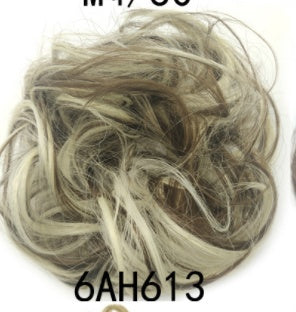 New Trendy Design Women Wavy Curly Messy Hair Bun Synthetic in J24 number
