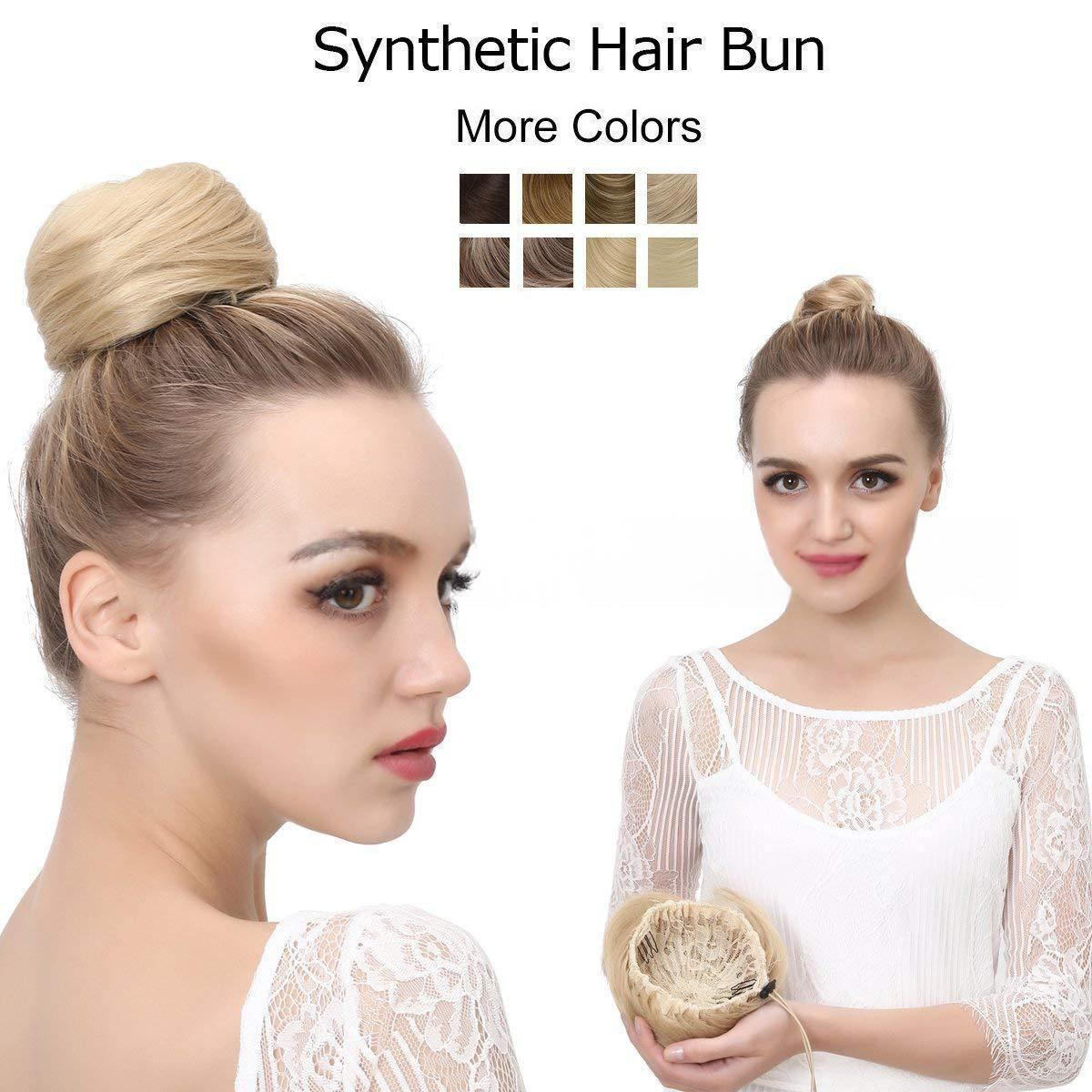 Wig Hairpieces Taoist Bun Hair Buns in 1B