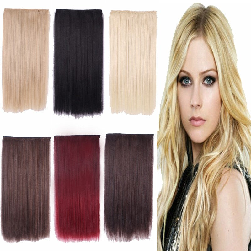 Fashion Straight Wig in mixed gold
