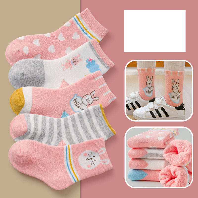 Fashion Thick Terry Socks Cartoon Casual Baby in ML20403