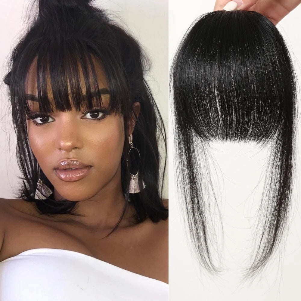 One-piece Bangs Wig Piece for Women in Dark Brown