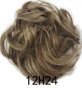 New Trendy Design Women Wavy Curly Messy Hair Bun Synthetic in 22H613