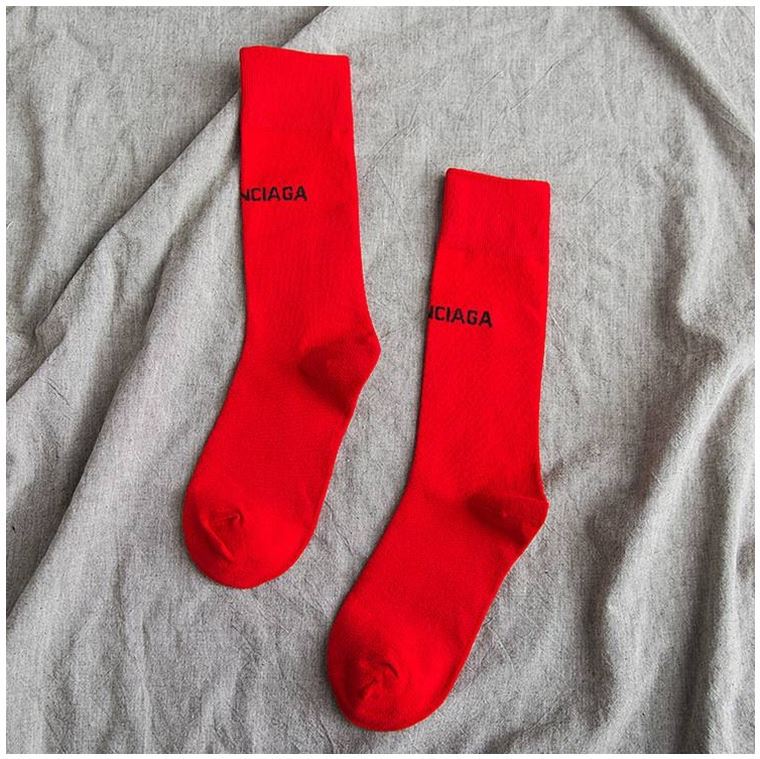 Balenciaga0 Women's Socks in Fluorescent