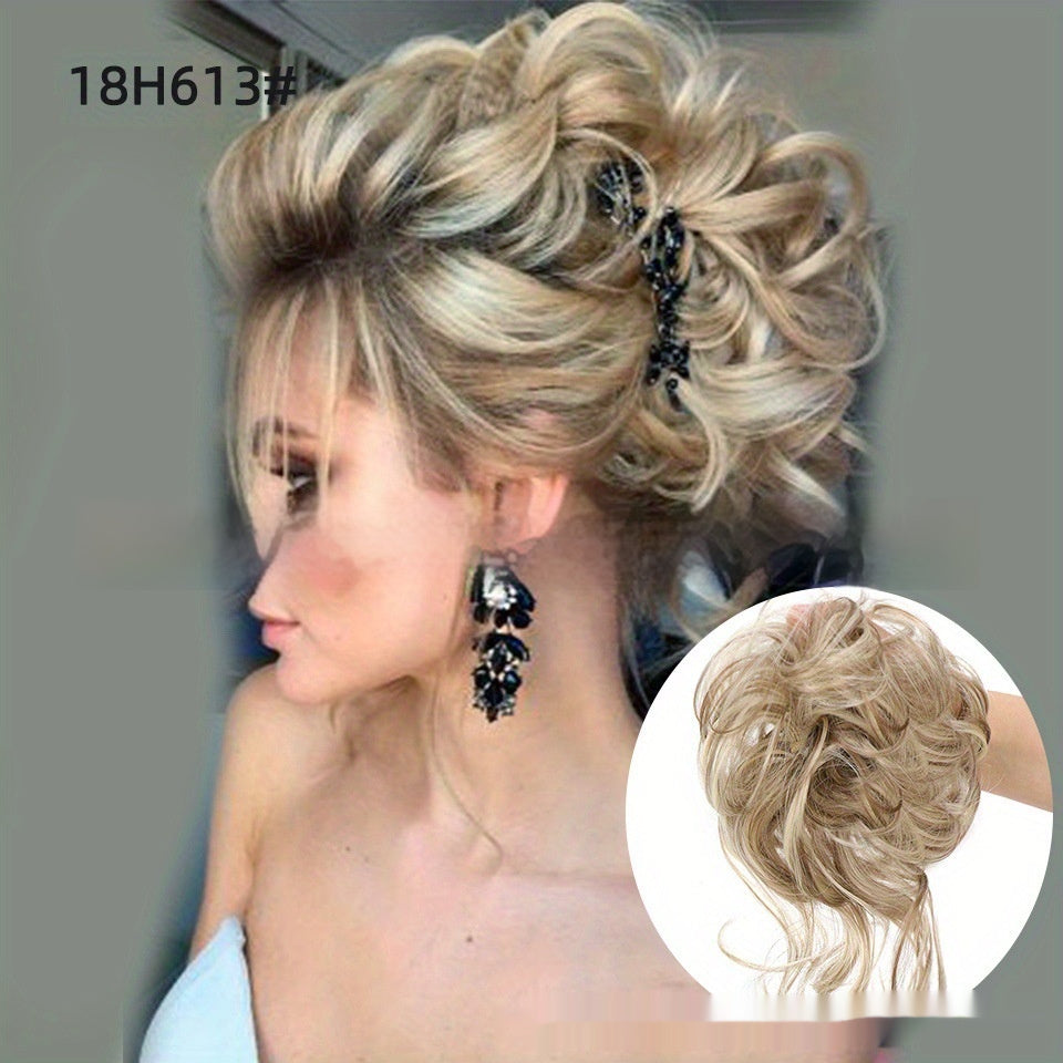 Ponytail Wig Female Short Hair Grip High Natural & Fluffy Simulation in 10 Style