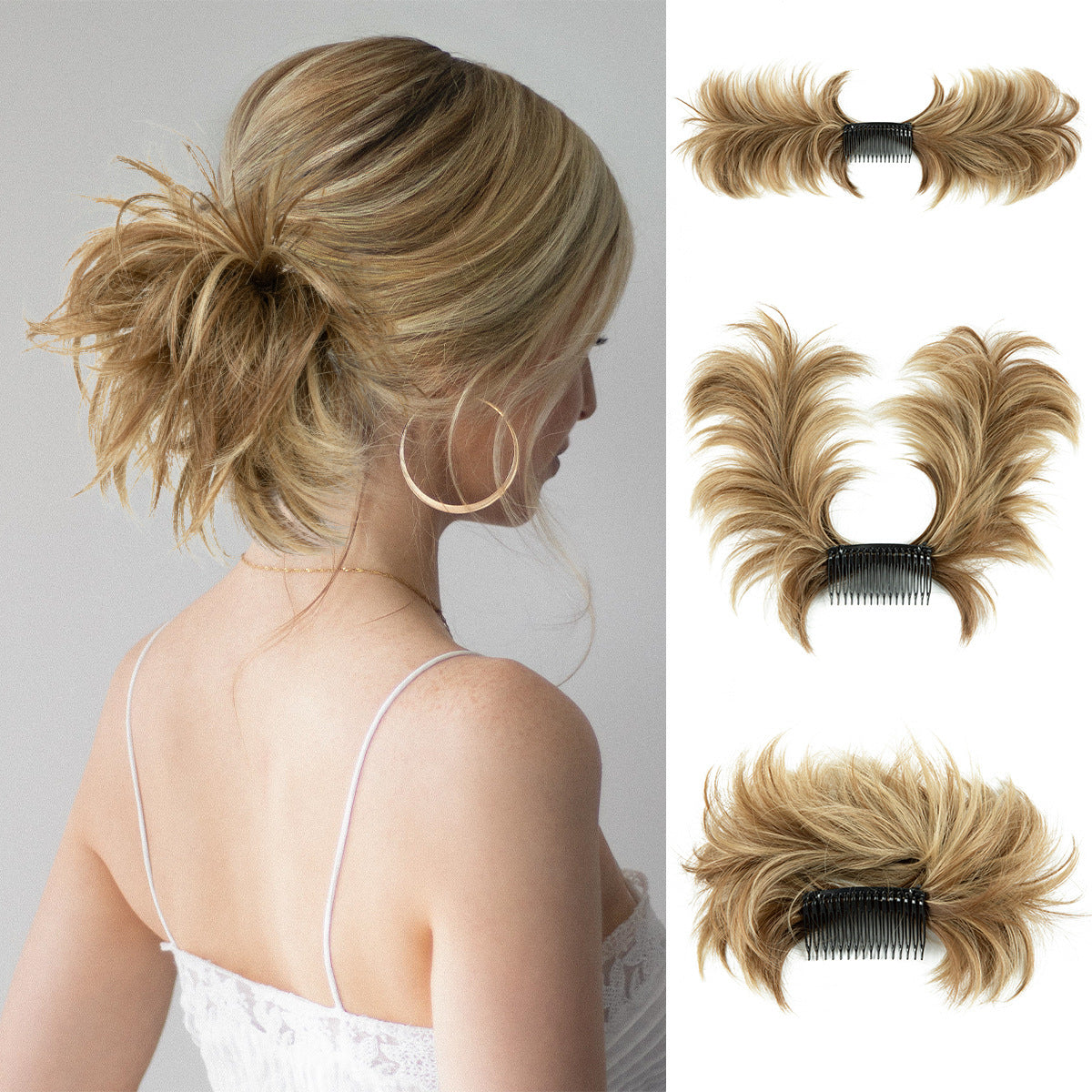 Wig Set Women's Adjustable Grip in 27H613
