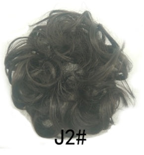 New Trendy Design Women Wavy Curly Messy Hair Bun Synthetic in 30colors