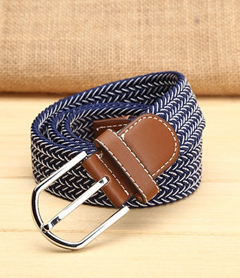 Elastic Woven Men's Belt in 16 Style