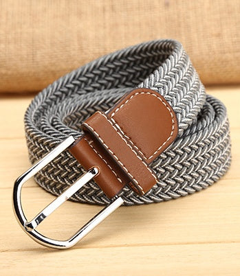 Elastic Woven Men's Belt in 18 Style