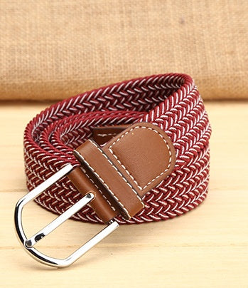 Elastic Woven Men's Belt in 30 Style