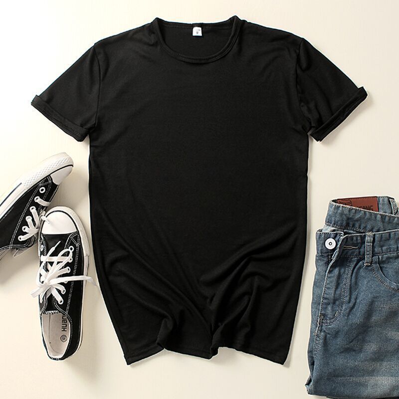 Summer Clothing Crew-neck Blank T-shirts for Men and Women in Pink