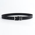 Men's and Women's Belts Simple Casual Retro Belt Metal Square Silver Button-head Fashion Collocation