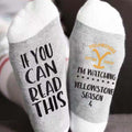 Street Fashion Brand Letter Socks In Tube in Grey