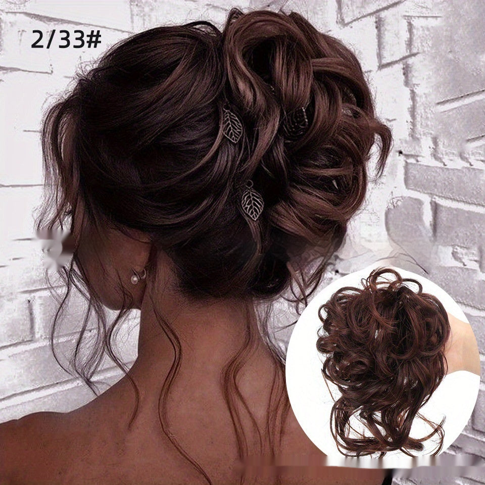 Ponytail Wig Female Short Hair Grip High Natural & Fluffy Simulation in 5 Style