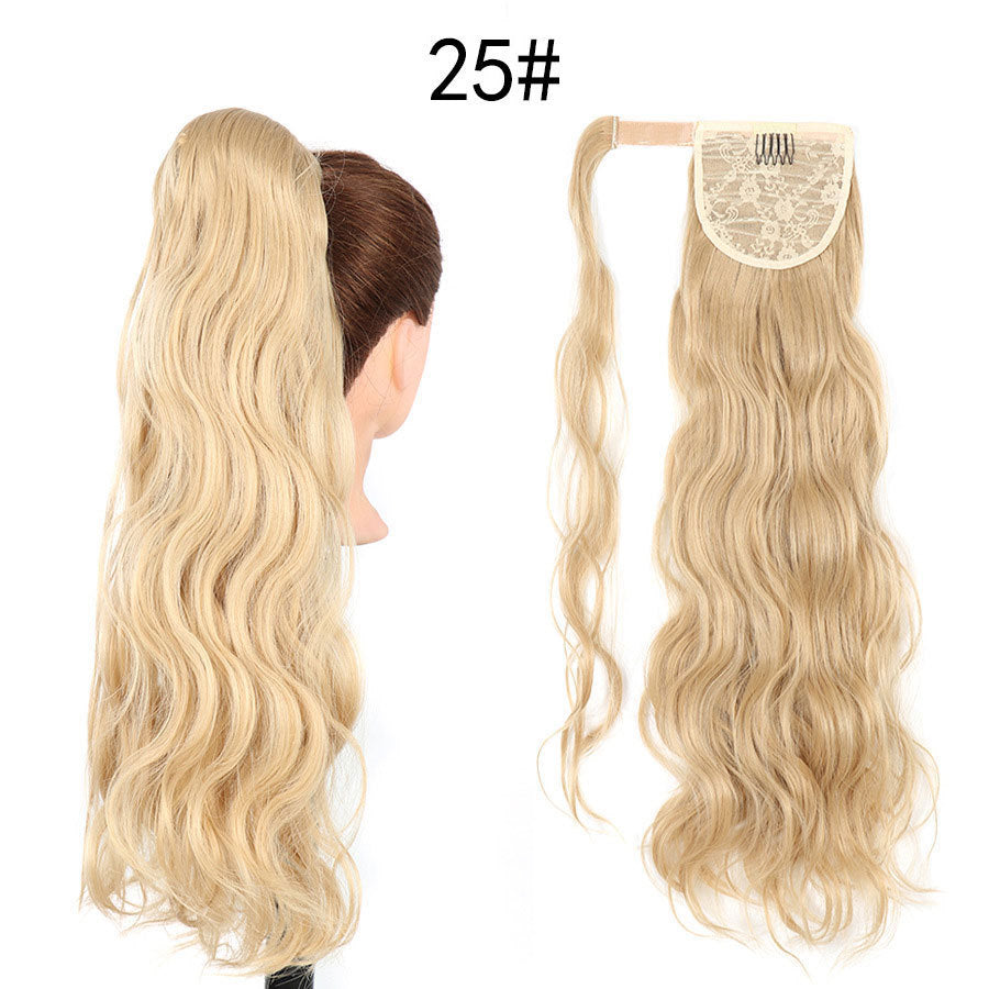 Invisible Velcro Big Wave Ponytail Curly Hair