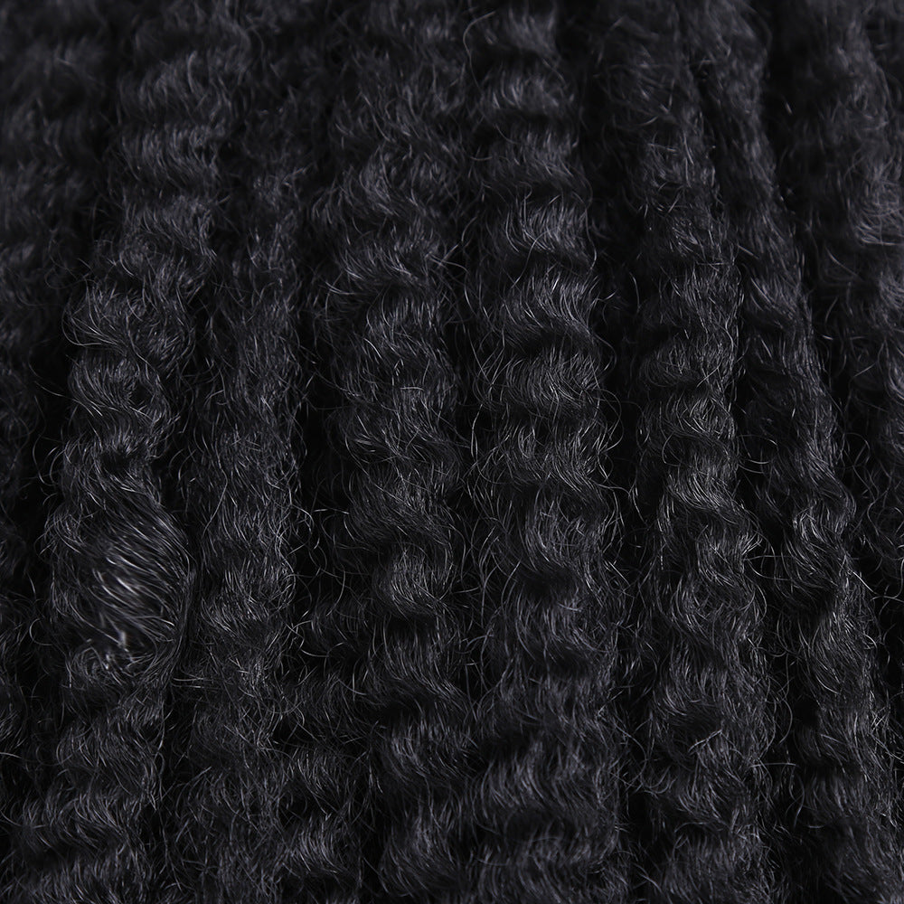High Temperature Silk Medium Long Curly Hair in 1Bstyle